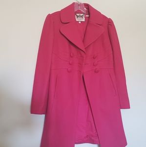 Juicy Couture pink peacoat